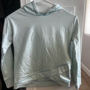 NWOT - light blue girls Rockets of Awesome athletic long sleeve - size 8, M